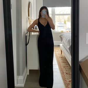 Long black dress